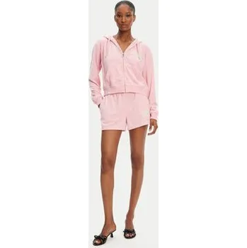 Dámská mikina Juicy Couture Mikina Nala JCWAS125321 Růžová Oversize XL