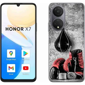 Box Gelový kryt mmCase na Honor X7 - boxovací pytel a rukavice