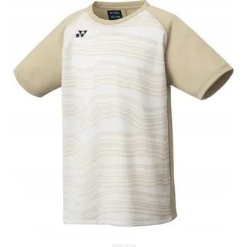 Pánské tričko Tenisové tričko Yonex Crew Neck Club béžové XL