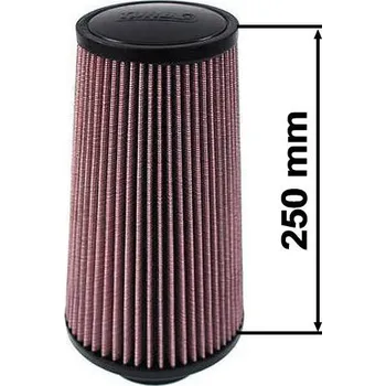 Vzduchový filtr Sportovní vzduchový filtr TURBOWORKS - universál, červený H:250mm DIA:80-89mm Vyberte průměr vstupu:: 89mm_1