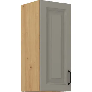 Kuchyňská skříňka Horní dveřová skříňka STILO CLAYGREY / DUB ARTISAN 30 G-72 1F