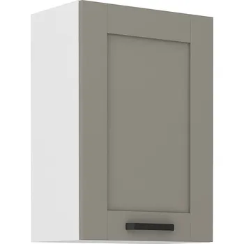 Kuchyňská skříňka Horní dveřová skříňka LUNA CLAYGREY / BÍLÝ MAT 50 G-72 1F