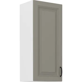 Kuchyňská skříňka Horní dveřová skříňka STILO CLAYGREY / BÍLÝ MAT 40 G-90 1F