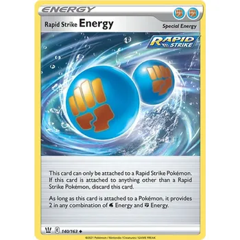 Sběratelská karetní hra Rapid Strike Energy 140/163 - Battle Styles Typ karty: Reverse Holo