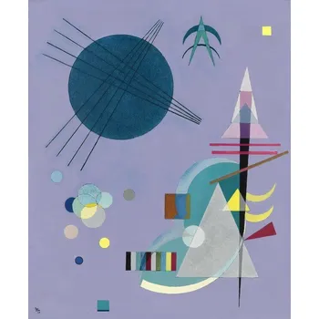 Plakát Plakát, Obraz - Violet – Green (1926), Wassily Kandinsky
