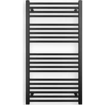 Radiátor Erga Puerto, topné těleso 1100x600 mm, 487W, černá matná, ERG-LAV-GRZE-BK-60110