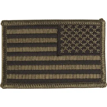 Nášivka Vlajka USA na suchý zip 4x6 cm - pravá