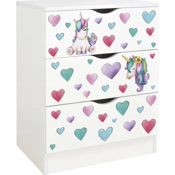 Komoda Komoda Leomark 60 x 42 x 78 cm bílá