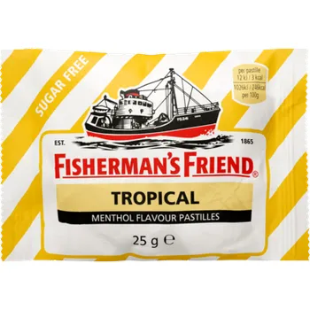 Bonbon LOFTHOUSE OF FLEETWOOD LTD., Fleetwood, Lancs Fishermans Friend Tropic bez cukru pastilky 25 g