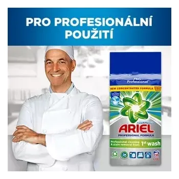 Univerzální čisticí prostředek Ariel Professional prací prášek 7,15 kg 130PD (Výborně čistí a odstraňuje skvrny, které jsou typické pro profesionální provozy.)