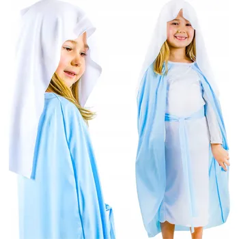 Karnevalový kostým Kostým Marie, jesličky, maškarní ples, kostým, převlek Marie 134-140