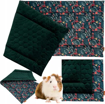 PODLOŽKA MATRACE do klece pro Králíka, Myš, Hlodavce 100x55cm uKory LISTÍ LES