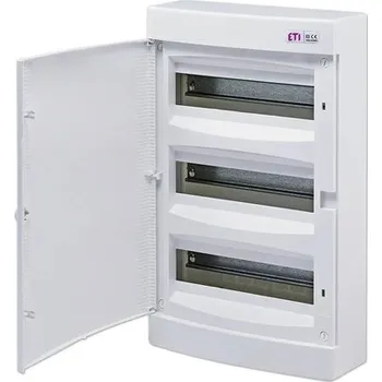 Rozvaděč Rozvodná skříň nástěnná IP40 E2 jednořadá 440 x 295 x 85 mm 36 modulů bílá