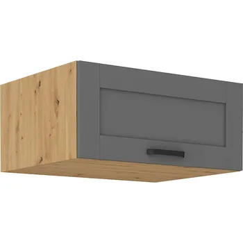 Kuchyňská skříňka Horní nadstavbová skříňka LUNA DUSTGREY / DUB ARTISAN 80 NAGU-36 1F