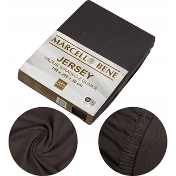 Prostěradlo Prostěradlo s gumou jersey 220x200 +30 cm, šedé