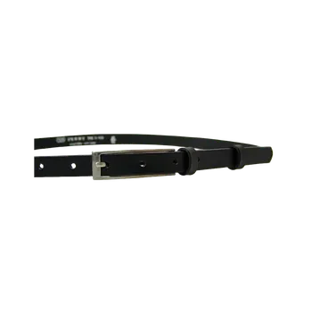 Opasek Dámský kožený opasek PENNY BELTS | černý | 60012-0160 obvod pasu: 75cm