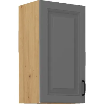 Kuchyňská skříňka Horní dveřová skříňka STILO DUSTGREY / DUB ARTISAN 40 G-72 1F
