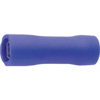 Klauke 8302V faston zásuvka Šířka zástrčky: 4.8 mm Tloušťka konektoru: 0.5 mm 180 ° plná izolace modrá 1 ks