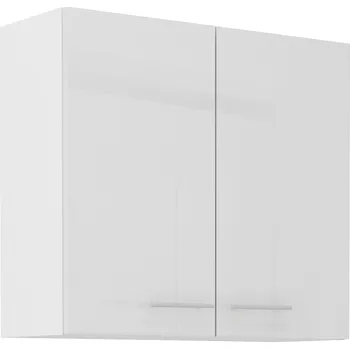 Kuchyňská skříňka Horní dveřová skříňka LARA WHITE 80 G-72 2F