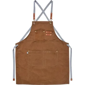 Kuchyňská zástěra Hnědá kuchyňská zástěra - 63*75 cm