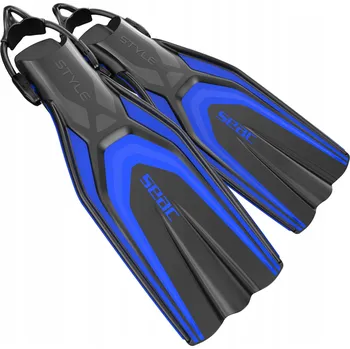 Ploutve Ploutve s bungee SEAC STYLE S, MODRÁ barva, velikost S/M (39-41)