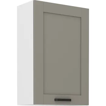 Kuchyňská skříňka Horní dveřová skříňka LUNA CLAYGREY / BÍLÝ MAT 60 G-90 1F