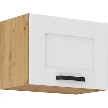 Kuchyňská skříňka Horní výklopná skříňka na digestoř LUNA BÍLÁ / DUB ARTISAN 50 GU-36 1F