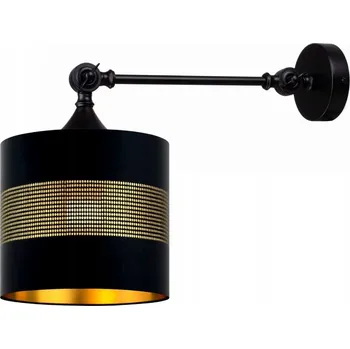 Nástěnné svítidlo Nástěnné svítidlo Ledigo černé, zlaté E27 40 W