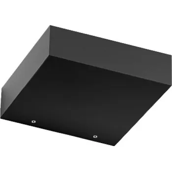 Nástěnné svítidlo Linea Light CA036DBBMDI Regolo V2 160 Mono, černé nástěnné svítidlo, LED 12W 2700K, šířka 15,4cm