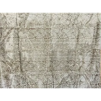 Prostěradlo Deka Elway 160x210 cm šedá silná akrylová 560 g/m2