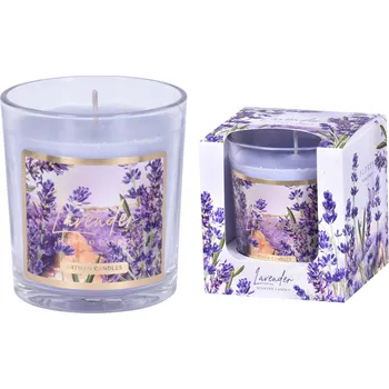 Svíčka Svíčka ve skle FLORES Lavender vonná 180g