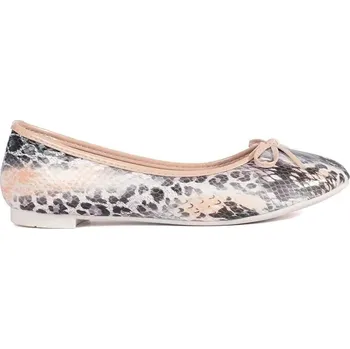 Dámské baleríny Ploché dámské baleríny s hadím vzorem Q15-14BE Velikost: 39
