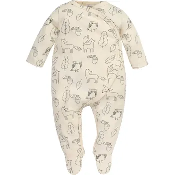 Kojenecký overall OVERAL PINOKIO ZAVINOVACÍ SE ZVÍŘÁTKY, SECRET FOREST Velikost: 56