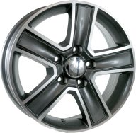 Alu kola HRS BK473 16x6.5 5x118 ET60