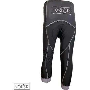 Cyklistické kalhoty 3/4 unisex cyklistické kalhoty KOLOR Velikost: L