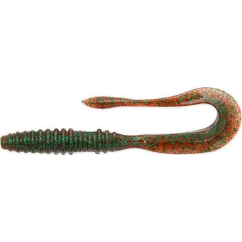 Rybářský háček 12ks - Gumová Nástraha Keitech Mad Wag Mini 2,5" 6,3cm 0,6gr Plum Green FLK