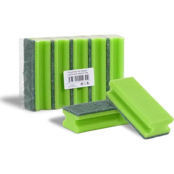 Houbička Vektex houbičky na nádobí tvarované 5 ks zelené Gastro