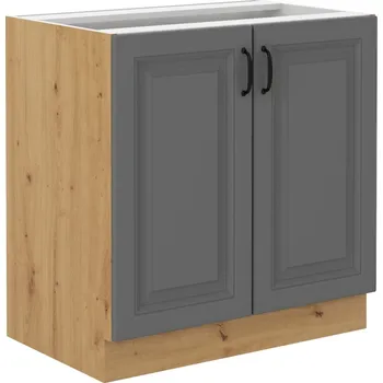 Kuchyňská skříňka Spodní dveřová skříňka STILO DUSTGREY / DUB ARTISAN 80 D 2F BB