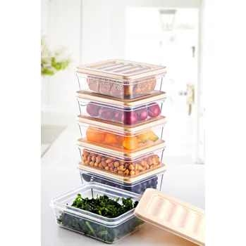 Dóza na potraviny ASIR Sada dóz na potraviny 6 kusů MOFS krémová