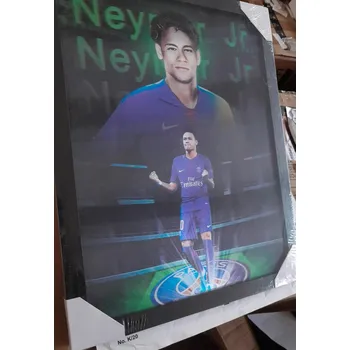 Obraz 3D obraz fotbalista neymar měnící se podle úhlu pohledu (3 d obraz)