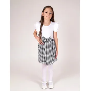 Dívčí šaty Dívčí klasické šaty s pepito vzorem Nicol, vel. 12