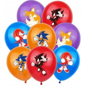 Balónek Balónky balónky s potiskem Sonic (8 ks)