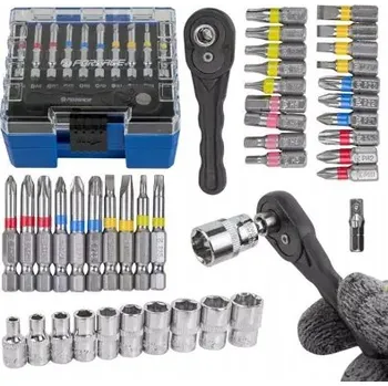 Bit SADA NÁŘADÍ BITY RAČNA NÁSTRČNÉ KLÍČE 41 KS