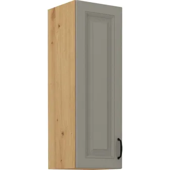 Kuchyňská skříňka Horní dveřová skříňka STILO CLAYGREY / DUB ARTISAN 30 G-90 1F