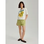 Kraťasy - XS - House - vybledlé zelené - 346EQ-07X