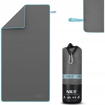 Ručník Měkký plážový ručník z mikrovlákna s obalem Nils 200x90 cm