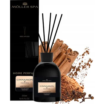 Osvěžovač vzduchu VŮNĚ SKOŘICE A HŘEBÍČKU DO DOMÁCNOSTI TYČINKY OSVĚŽOVAČ 250 ml VELKÁ OBJEM