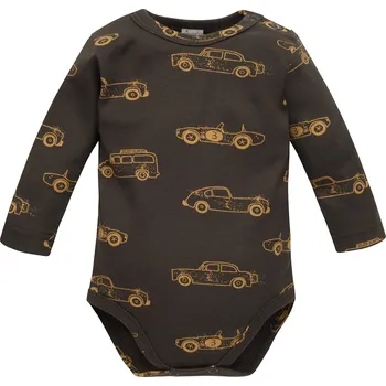 Kojenecký body BODY PINOKIO KOJENECKÉ, GRAPHITE OLD CARS Velikost: 80