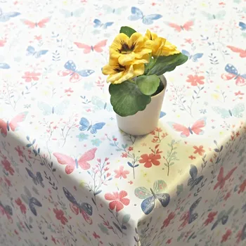 ubrus PVC ubrusovina - Červení motýlci