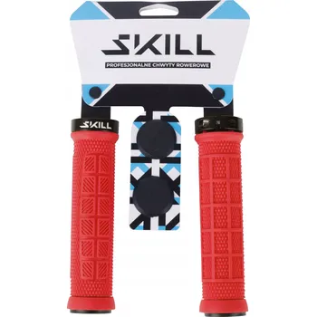grip Gripy na řidítka Skill Ergo Tour 130mm červené